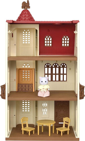 Sylvanian Red Roof Tower Home Gift Set