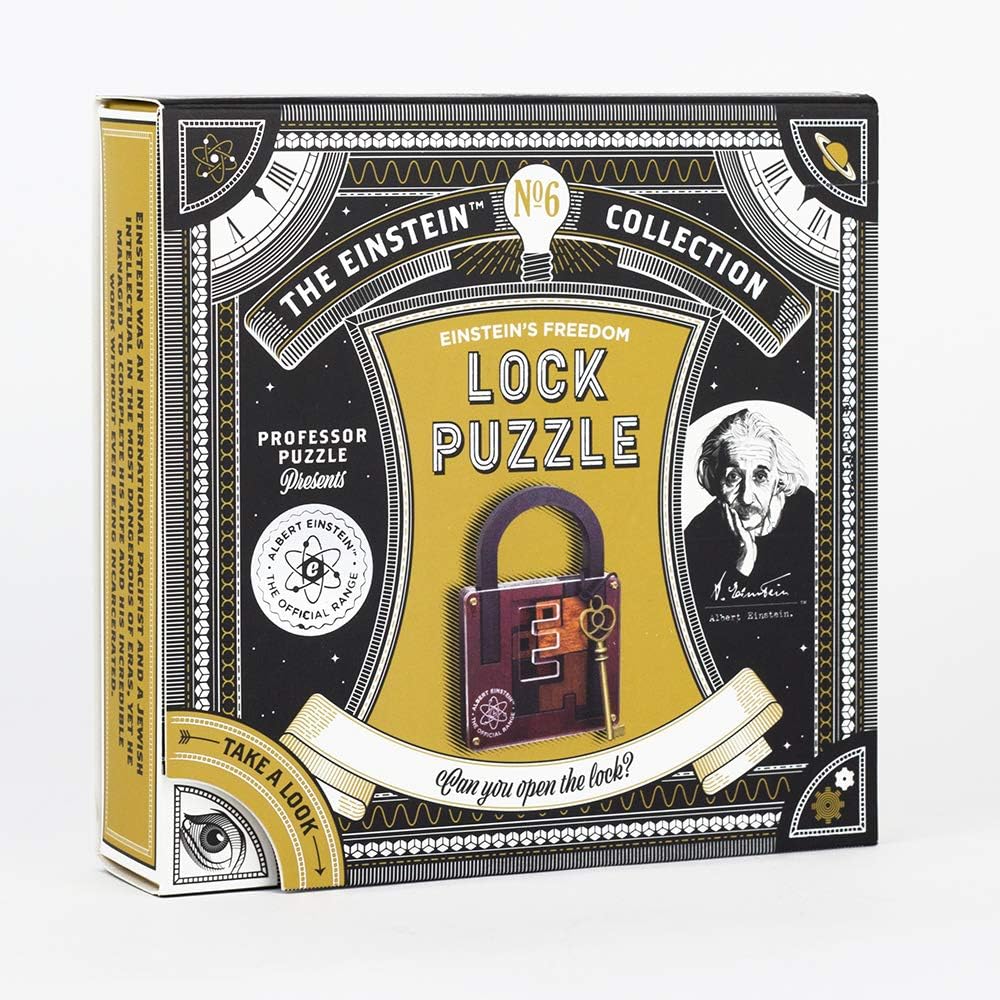Professor Puzzle The Einstein Collection Lock Puzzle | Art & Hobby