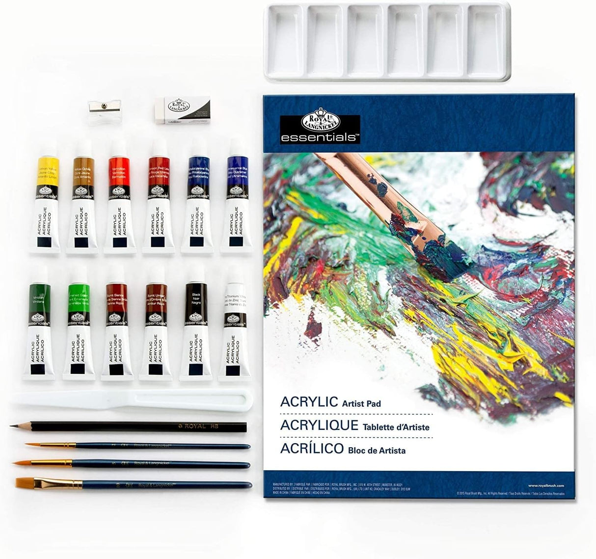 Acrylic Painting Box Set 21 Pieces