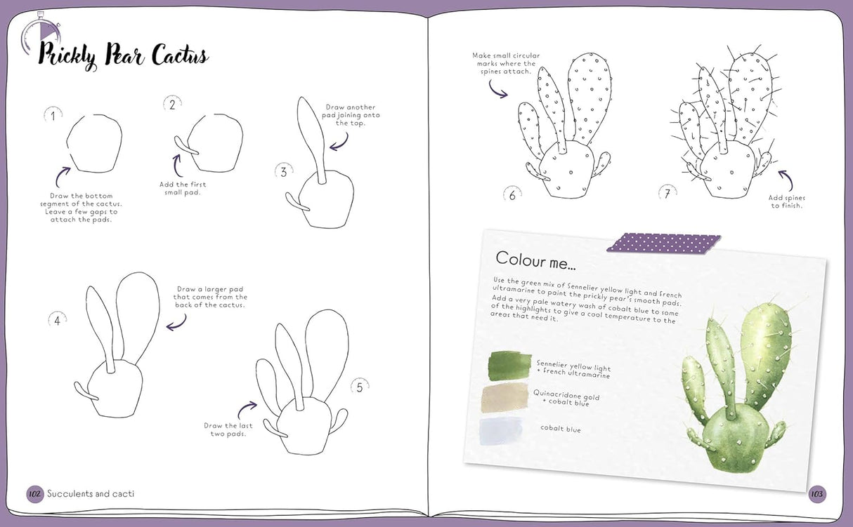 10-Minutes Sketching: Botanicals Book