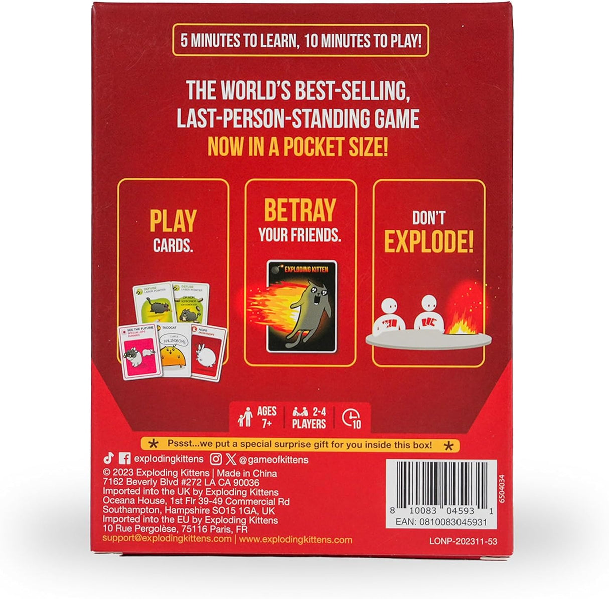 Exploding Kittens - Grab & Game