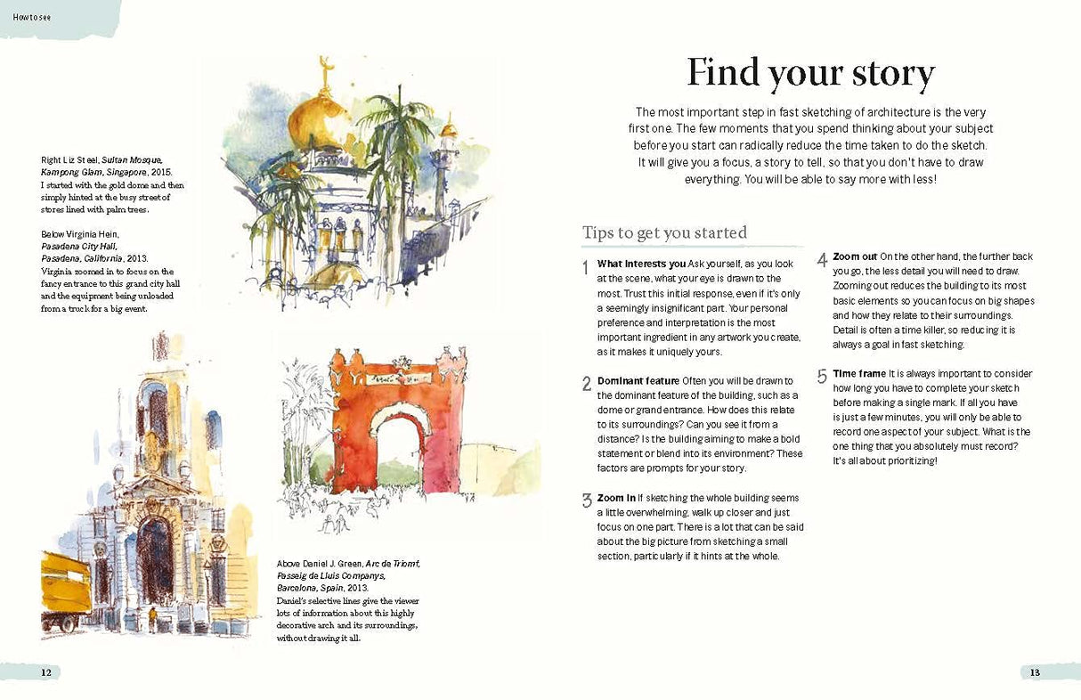 5-Minutes Sketching: Architecture Book by Liz Steel