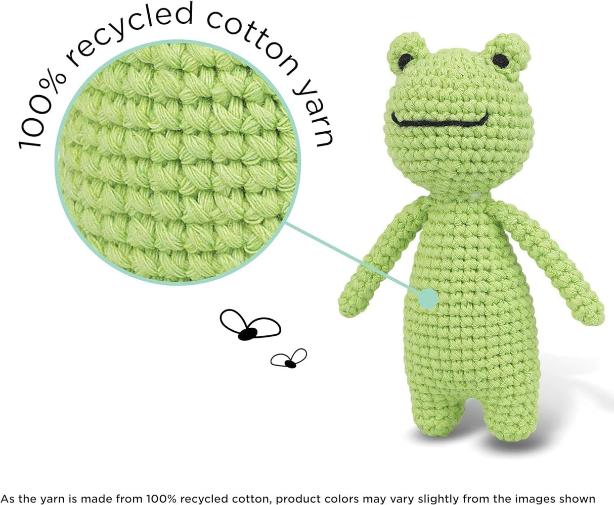 Knitty Critters Pouch Pals - Trevor The Frog