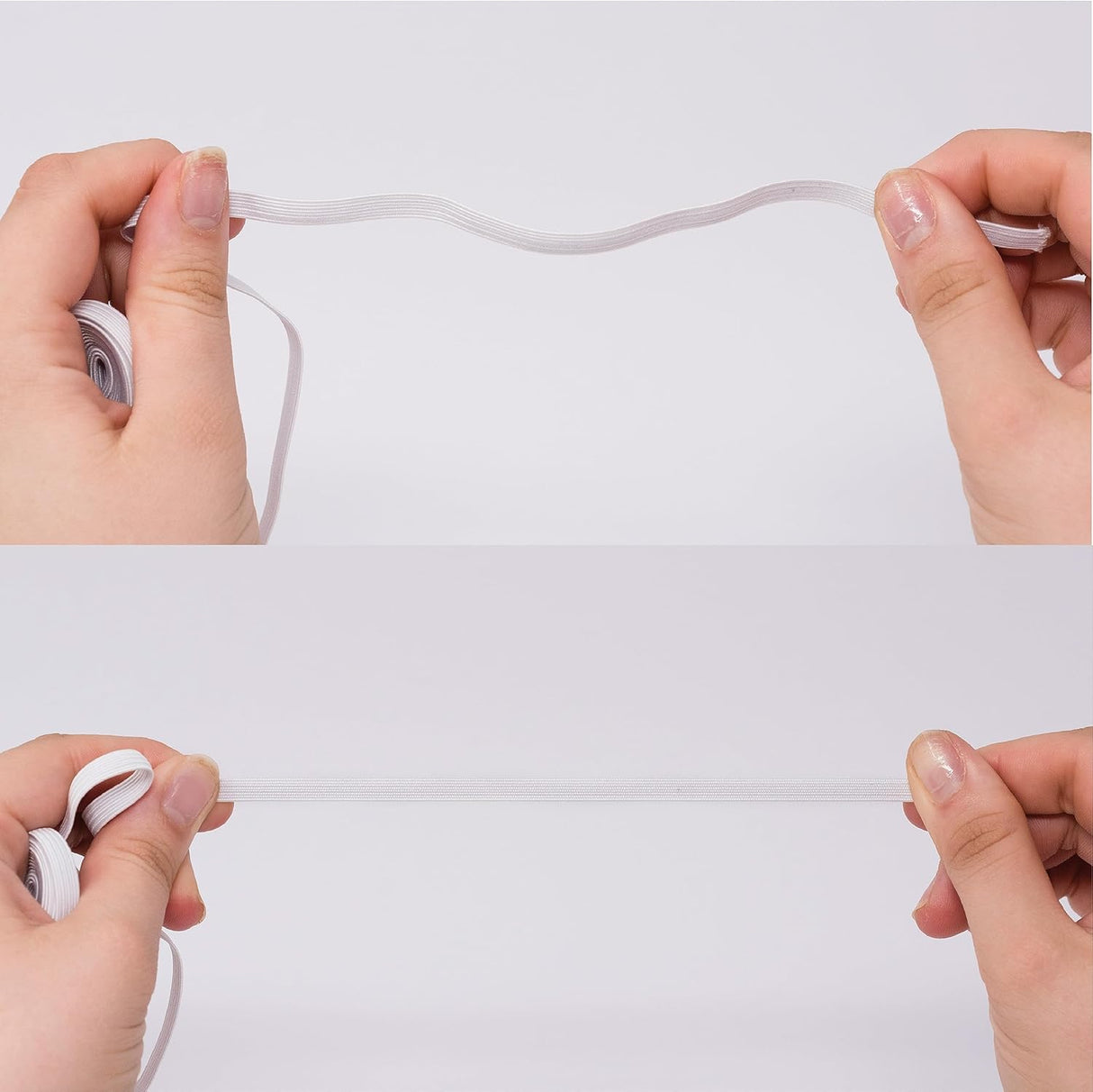 Korbond Elastic White 6mm x 3m