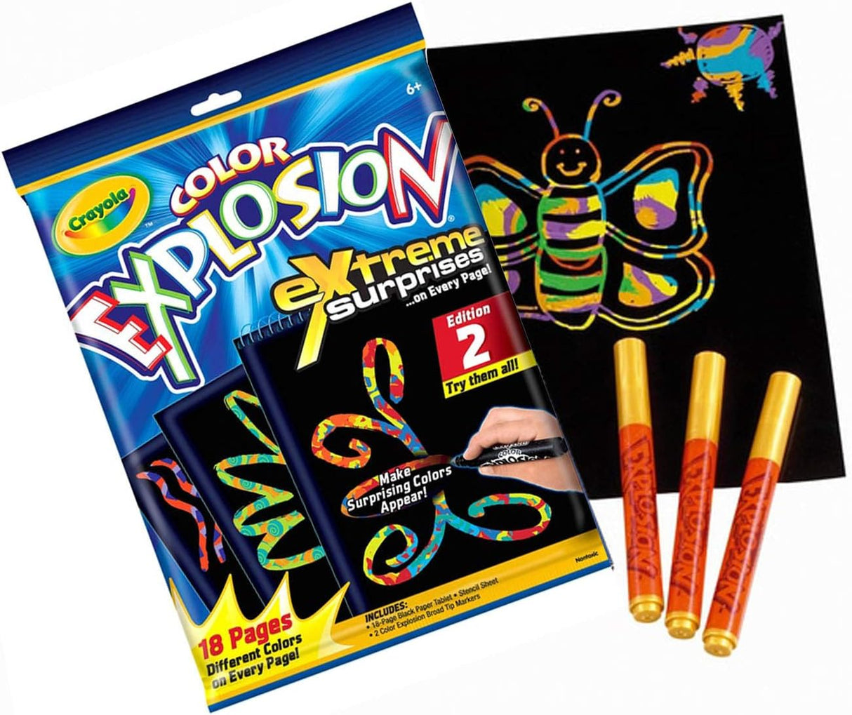 Crayola Colour Explosion Extreme Suprises - Black