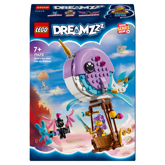 Lego DREAMZzz Izzie's Narwhal Hot-Air Balloon Set