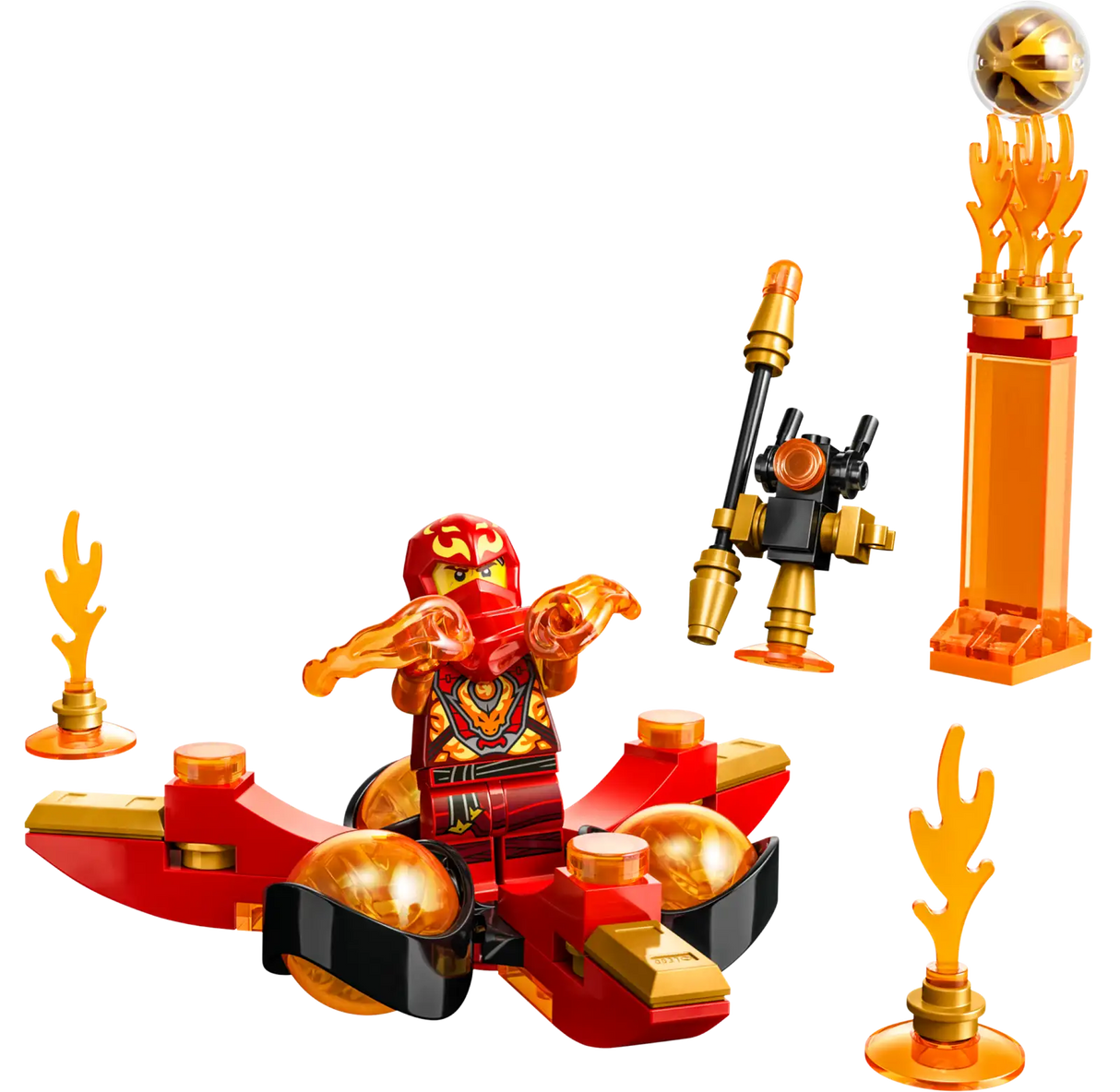 Lego Kais Dragon Power Spinjitzu Flip