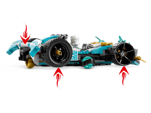 Lego Zanes Dragon Power Spinjitzu Race Car