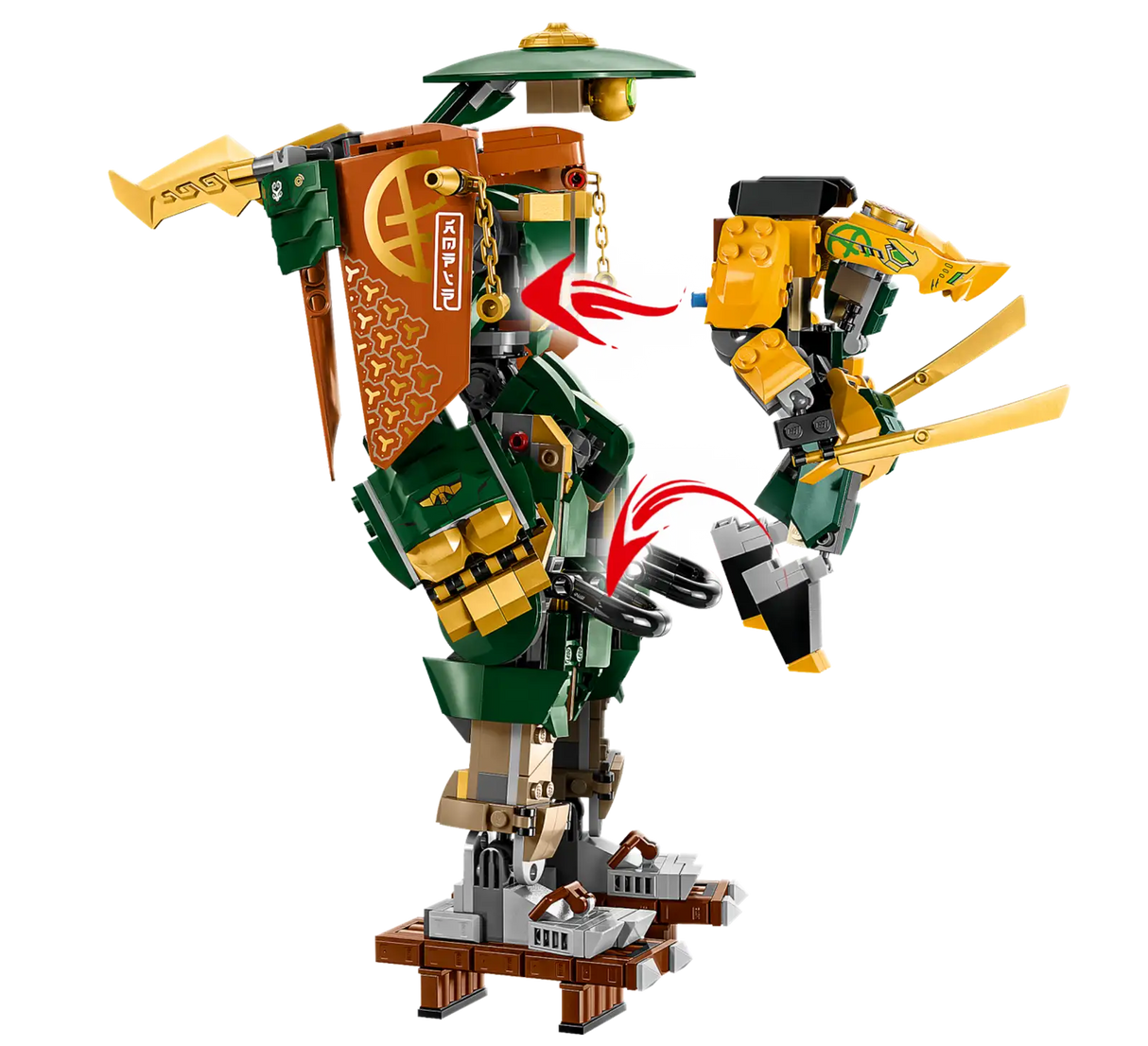 Lego Lloyd and Arins Ninja Team Mechs