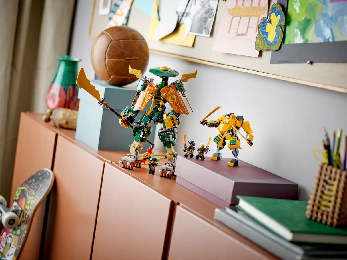 Lego Lloyd and Arins Ninja Team Mechs