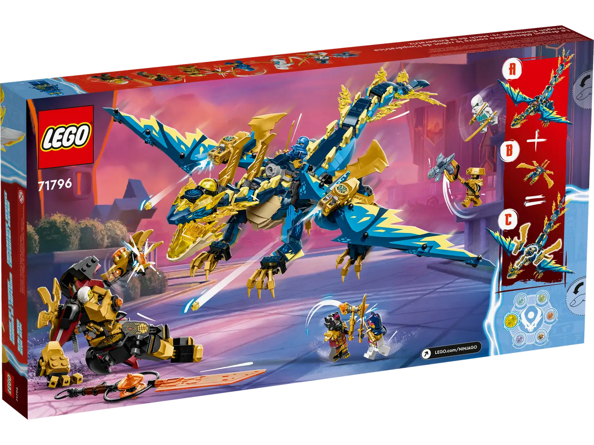Lego Elemental Dragon vs The Empress Mech