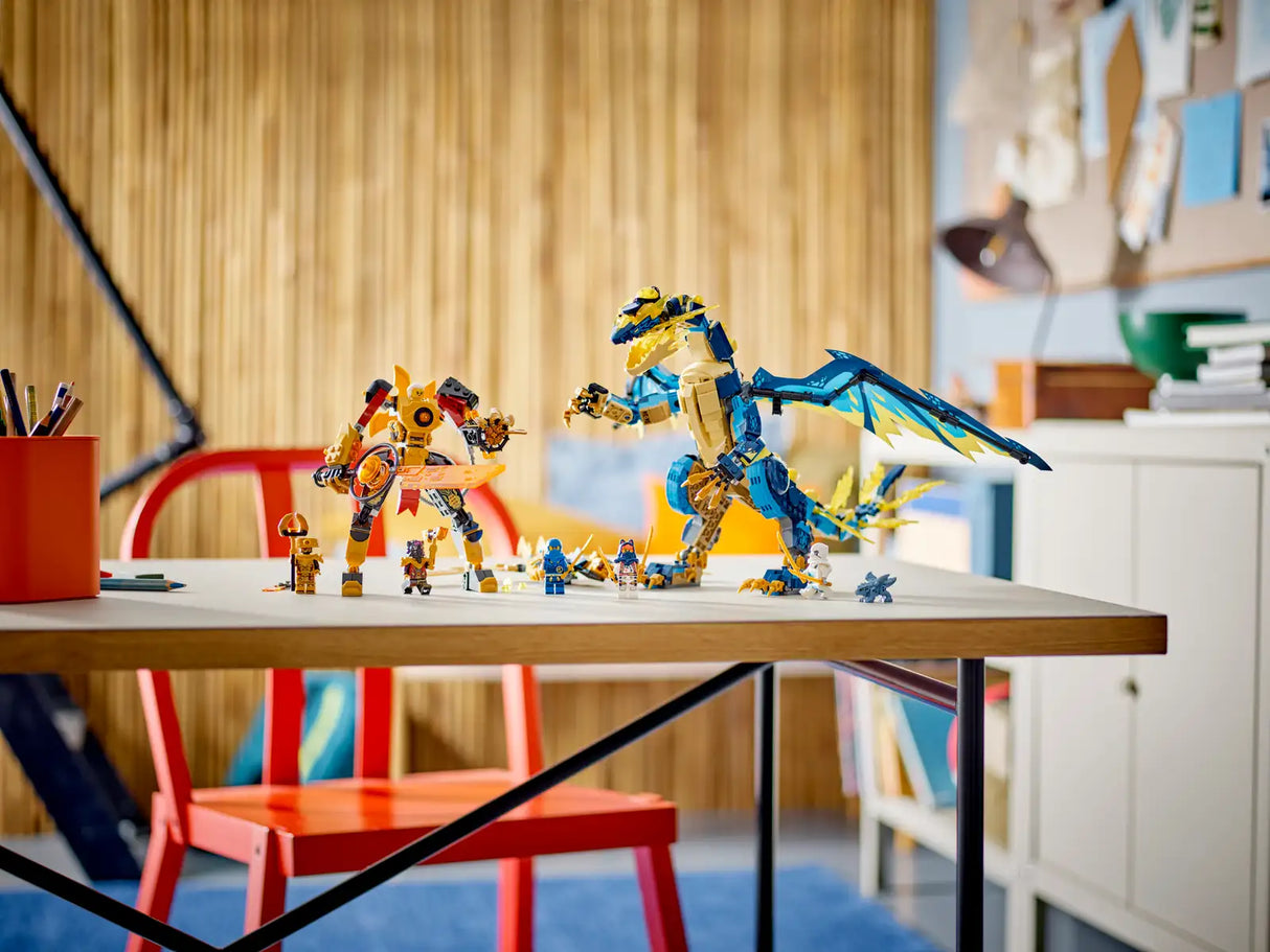 Lego Elemental Dragon vs The Empress Mech