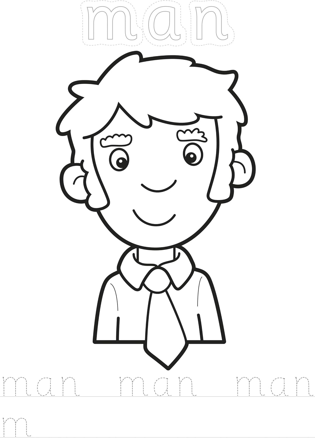 Orchard Toys First Words Colouring Book