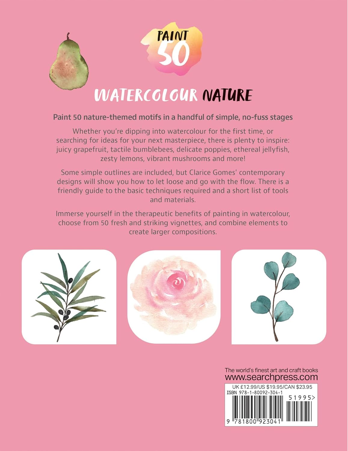 Paint 50: Watercolour Nature Book