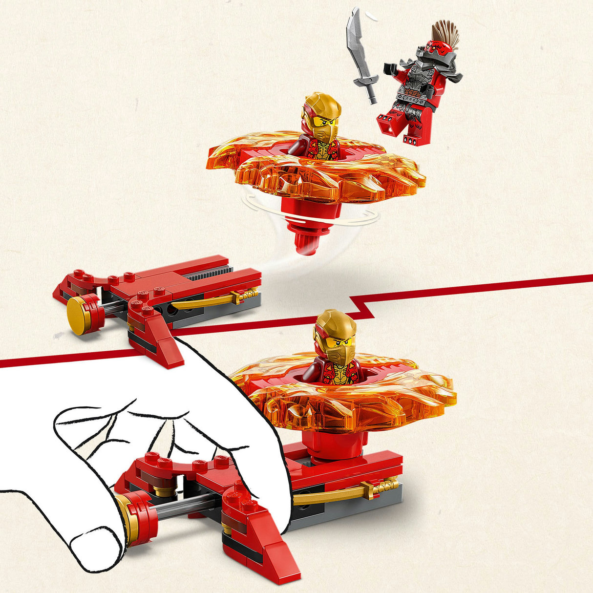 Lego Ninjago - Kai's Dragon Spinjitzu Spinner