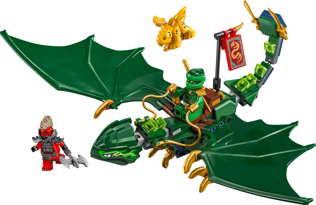 Lego Ninjago - Lloyd's Green Forest Dragon