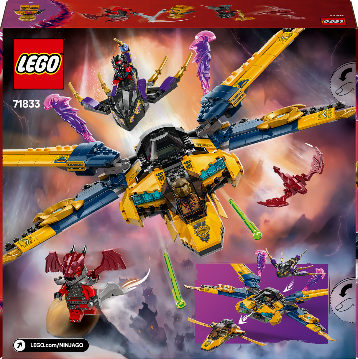 Lego Ninjago - Ras and Arin's Super Storm Jet