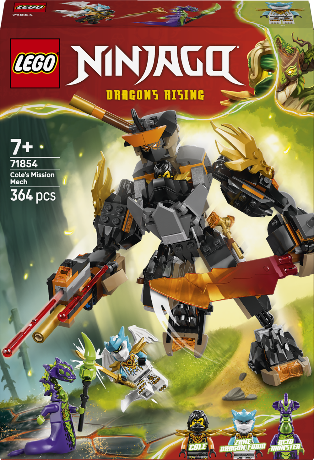 LEGO NINJGO - Coles Mission Mech & Dragon Zane