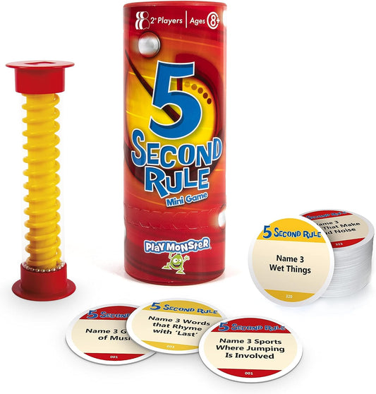 5 Second Rule Mini Travel Card Game