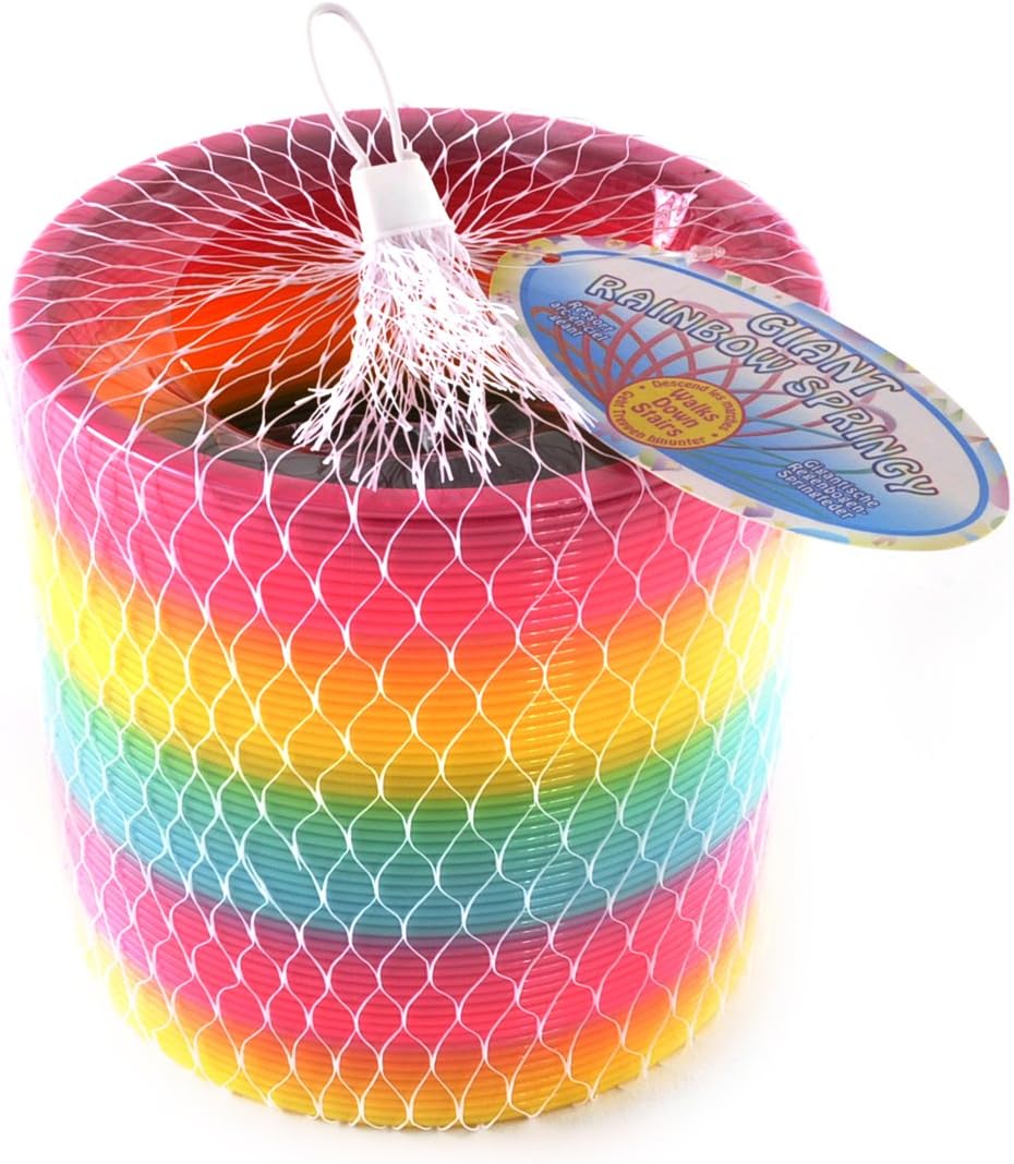 Giant Rainbow Springy Slinky Toy