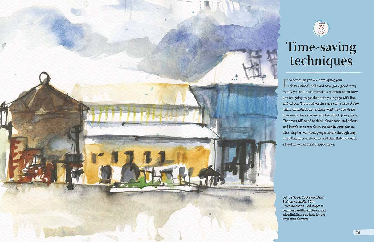5-Minutes Sketching: Architecture Book by Liz Steel