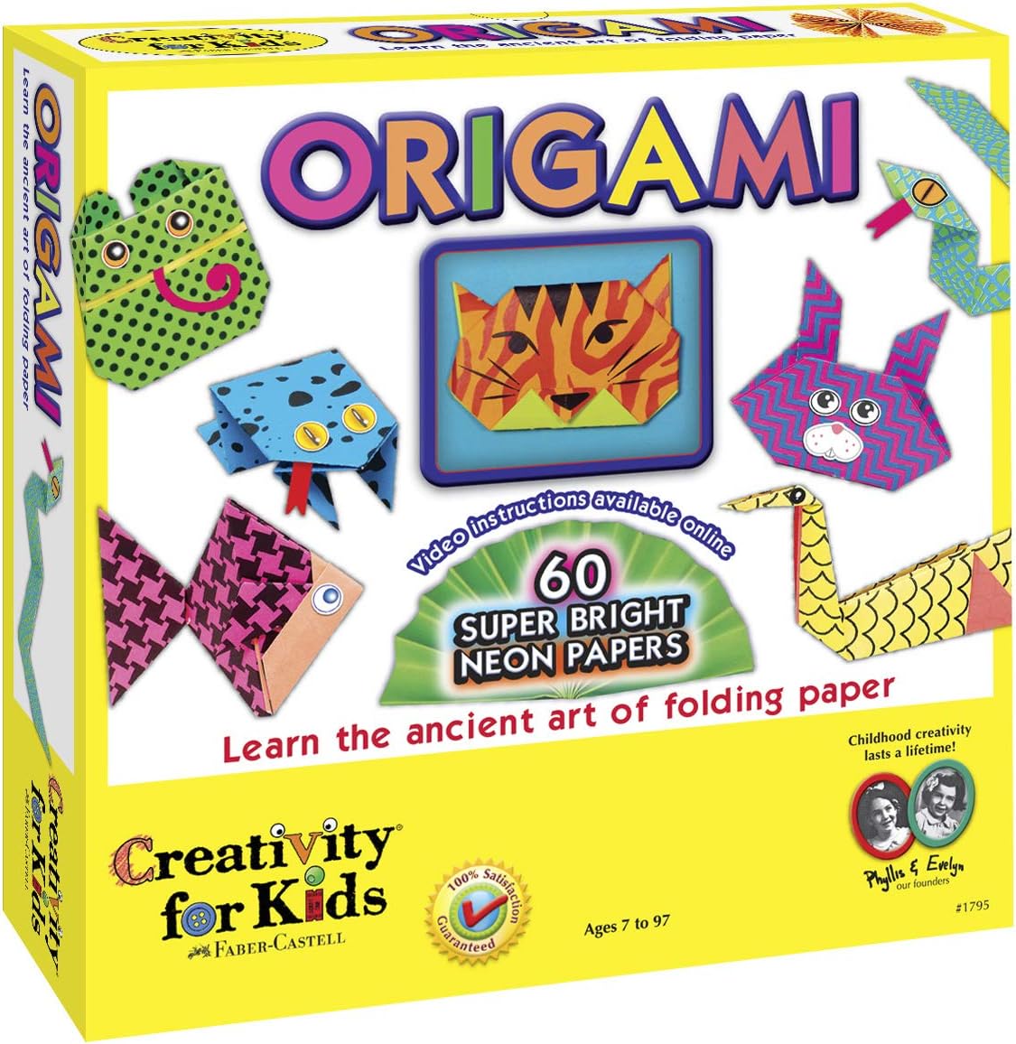 Creativity For Kids - Neon Origami Kit
