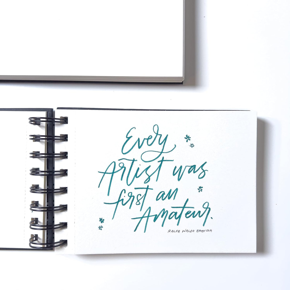 Elements Wire-O Hard Cover Sketch Book 180gsm Landscape - A6