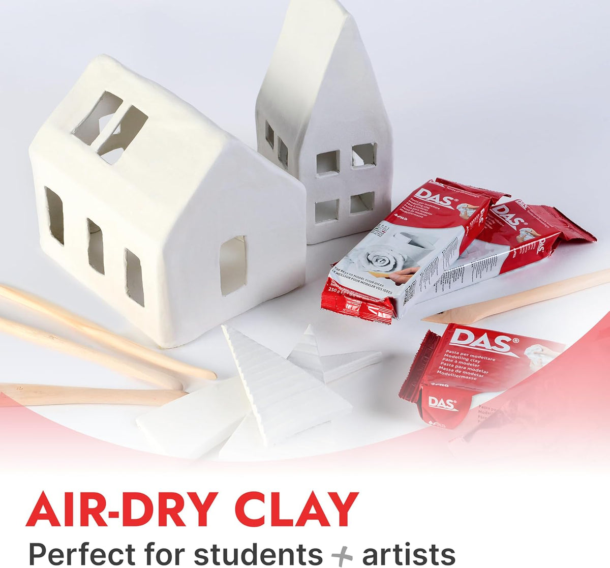 DAS Modelling Clay 500g - White