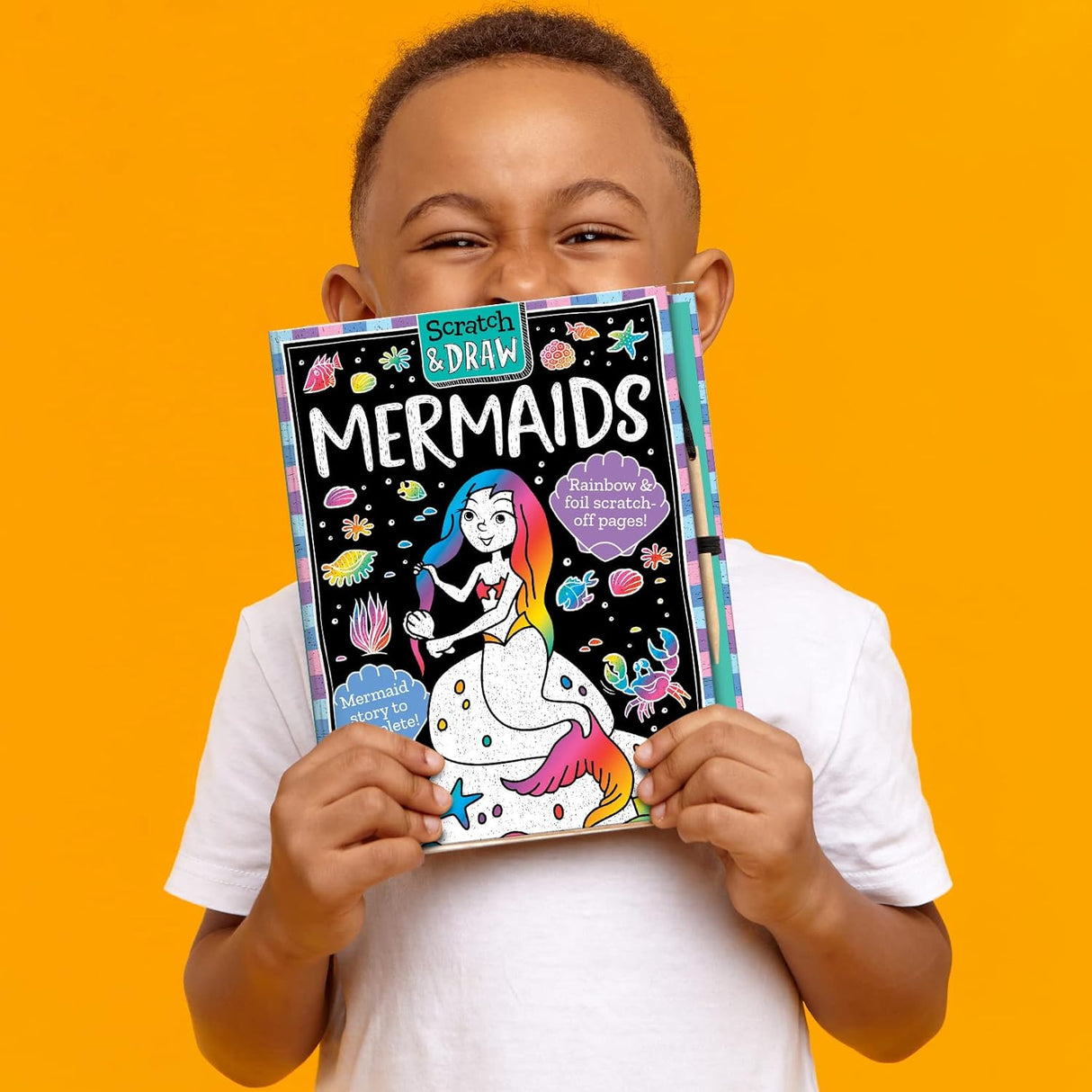 Scratch and Draw Book Mermaids
