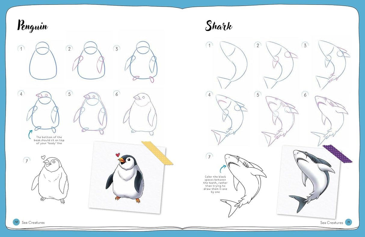 200 Cute Things to Draw Book