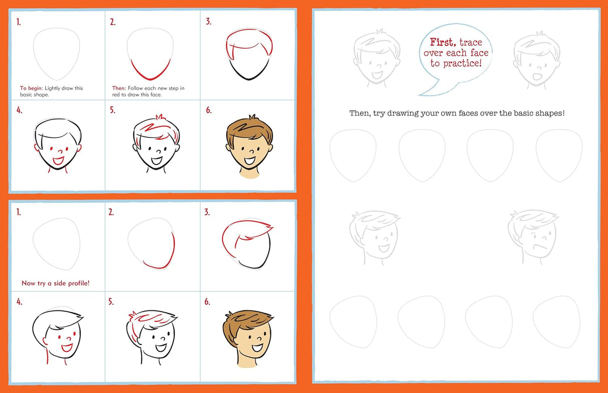 Learn To Draw Faces Book