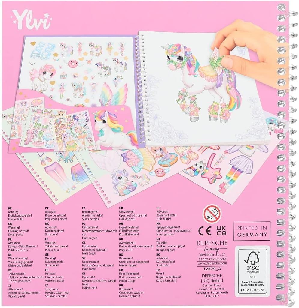Ylvi Dress Me Up Sticker Book