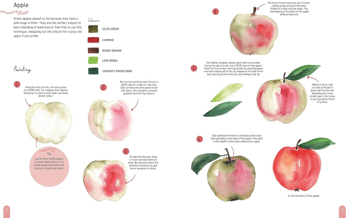 Paint 50: Watercolour Nature Book