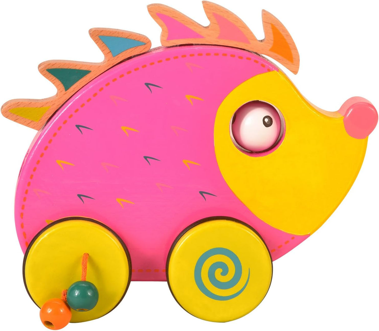 Fiesta Crafts Hedgehog Push N Roll Along Toy