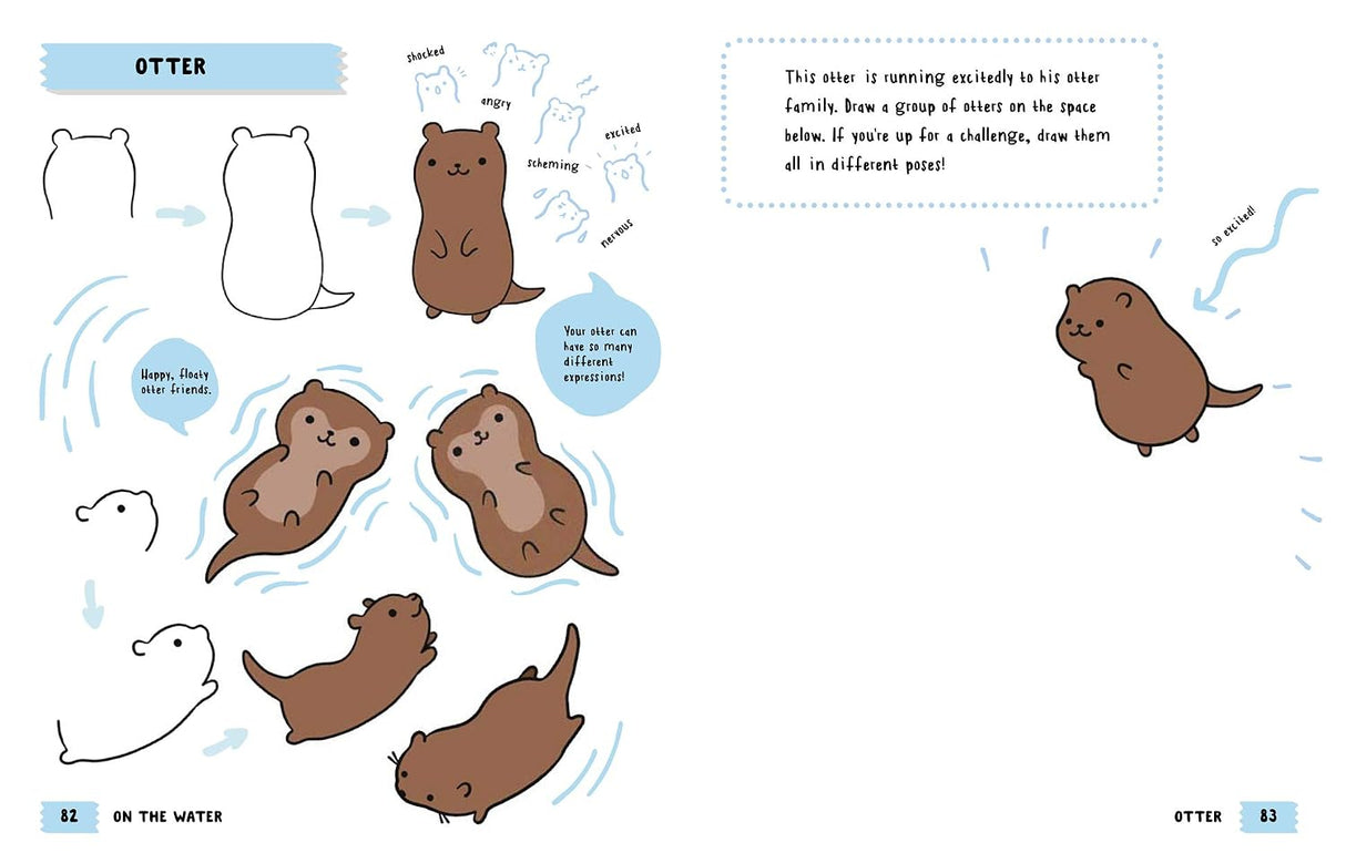 Kawaii: How to Draw Really Cute Animals Book