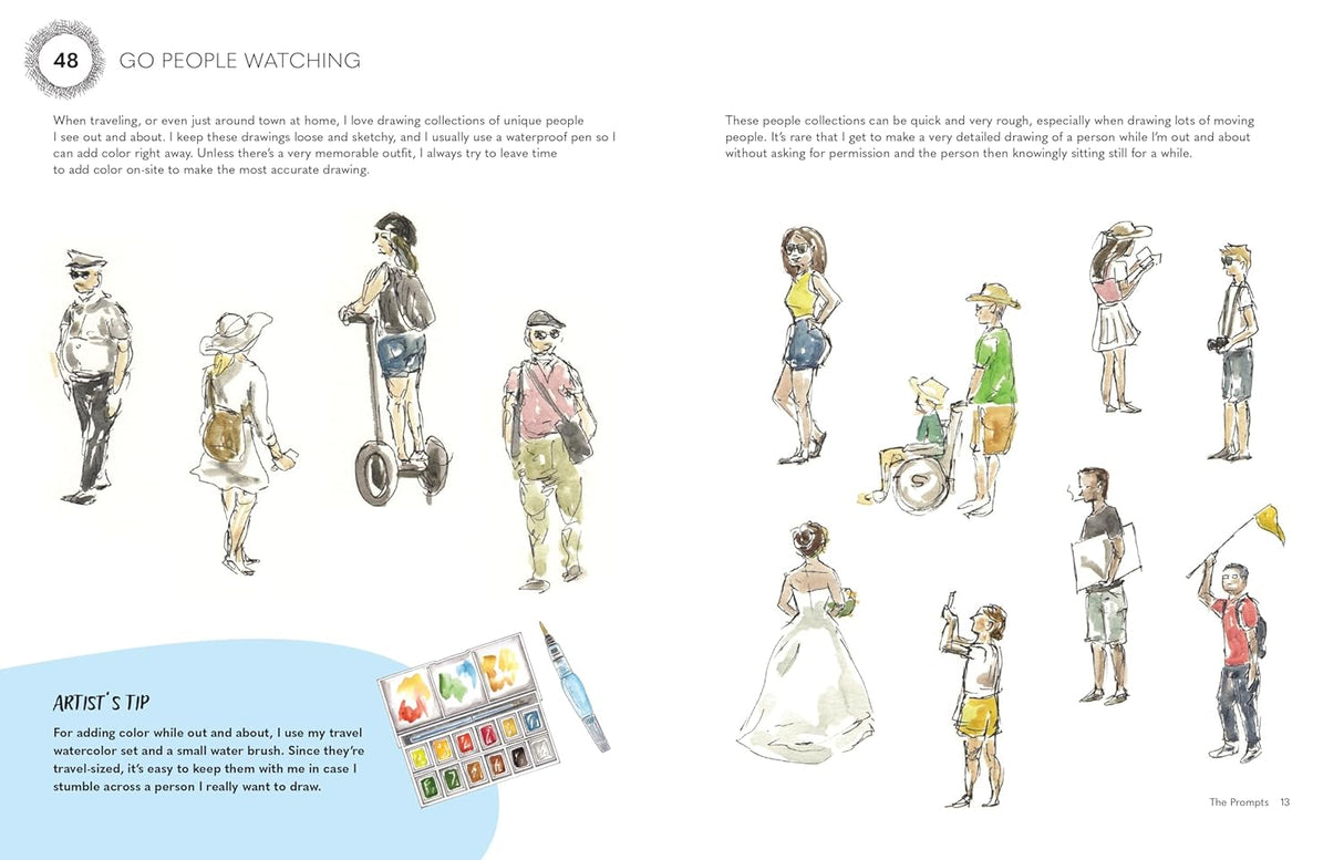 Pocket Prompts: Drawing Book