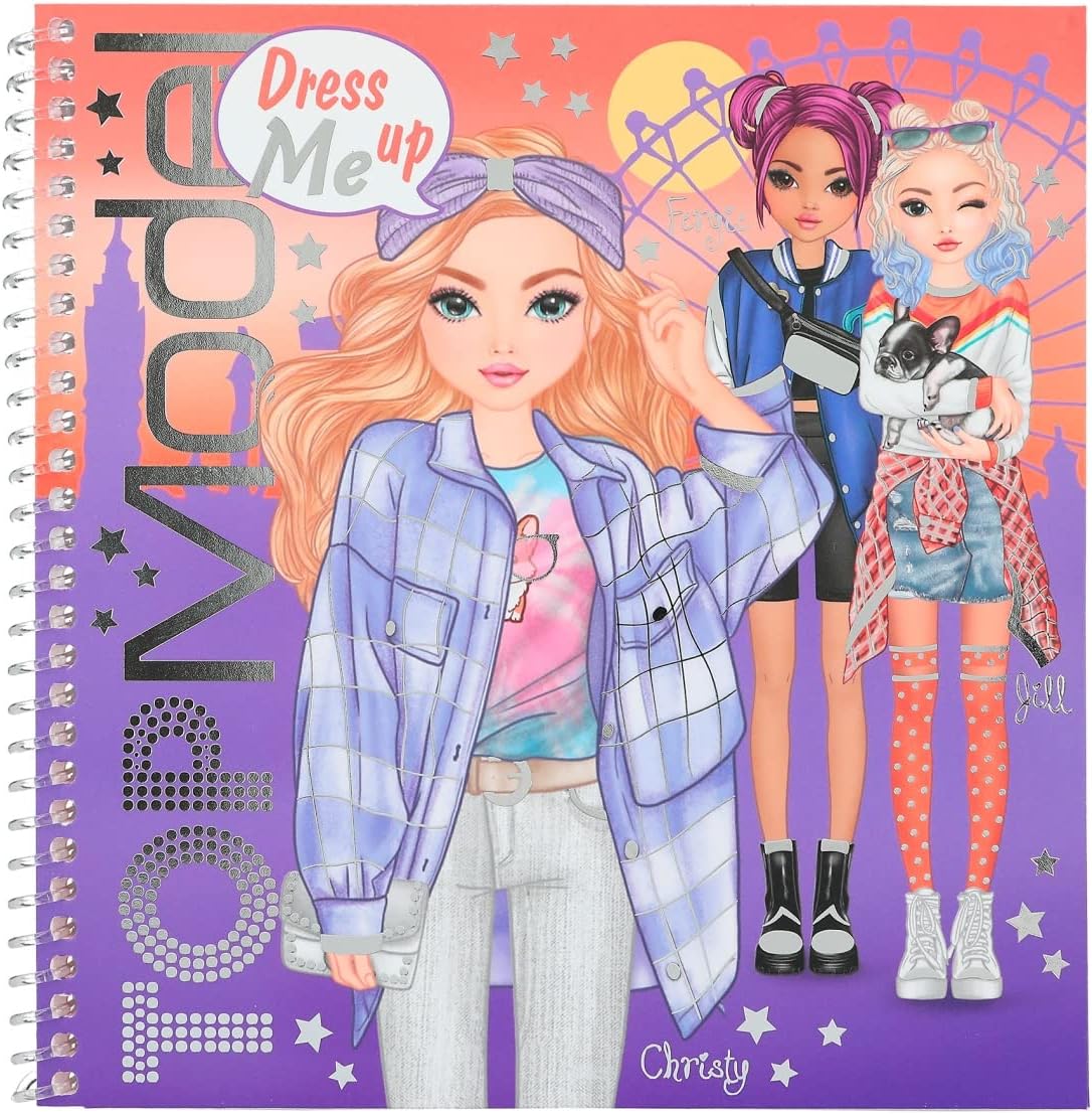 TOPModel Dress Me Up Sticker Book