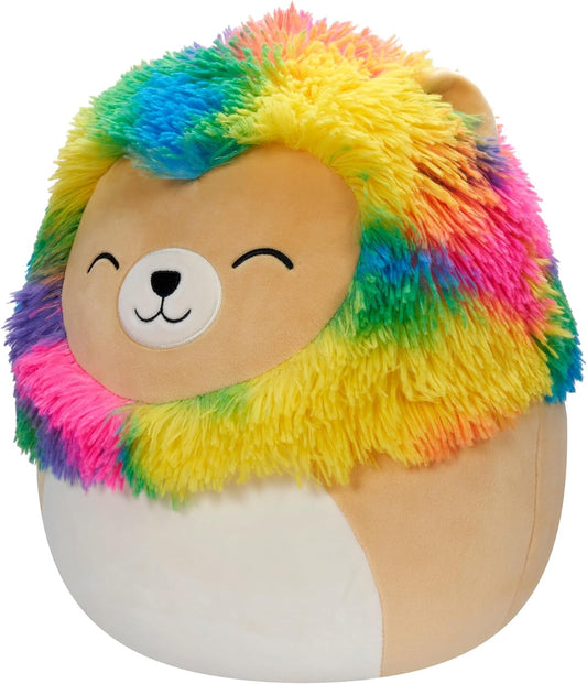 Squishmallows 12 Inch Leonard Lion with Rainbow Mane