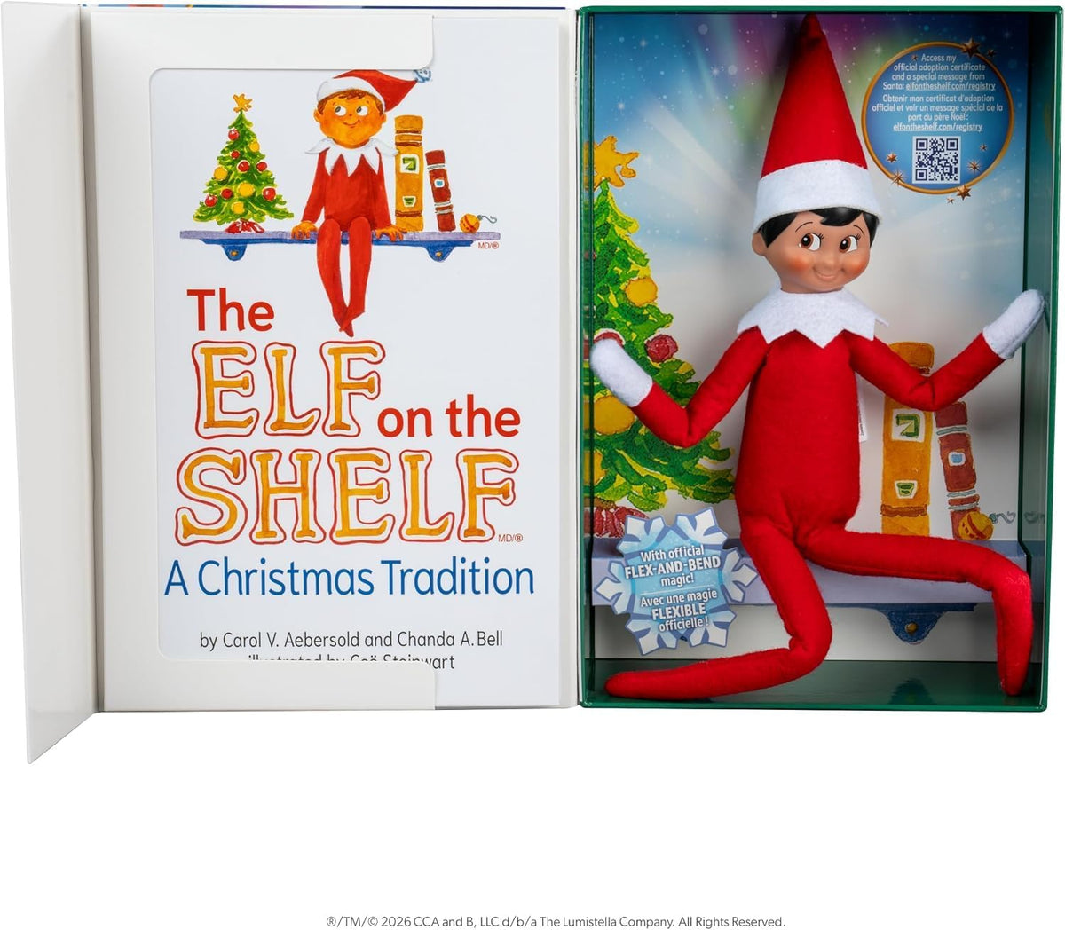 The Elf on the Shelf - Poseable Scout Elf Boy Brown Eyes