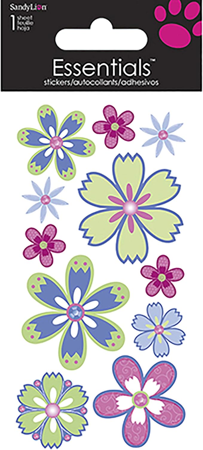 Essentials Sticker Sheet - Island Oasis Flowers