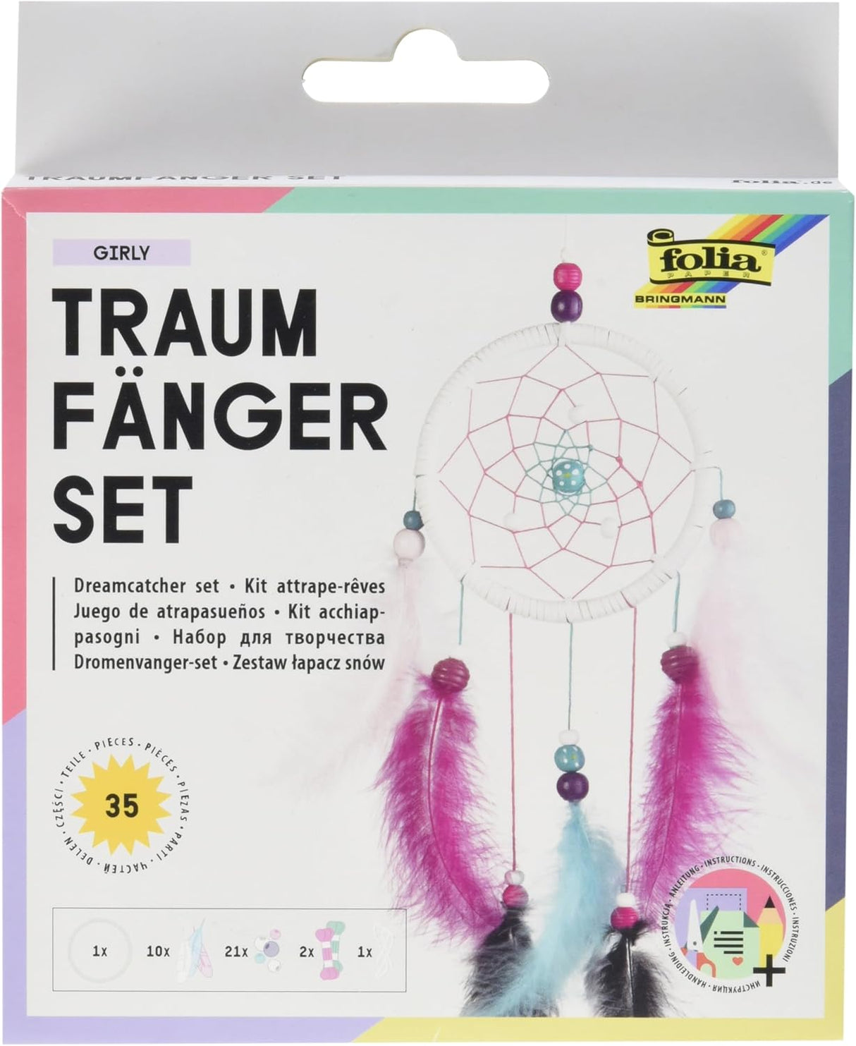 Craft Kit - Dreamcatcher Girly