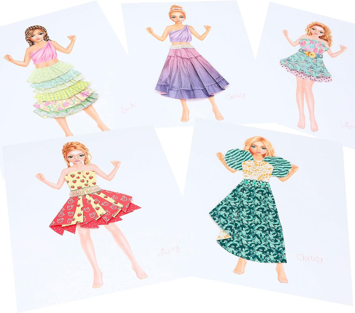TOPModel Dress Me Up Collage Book