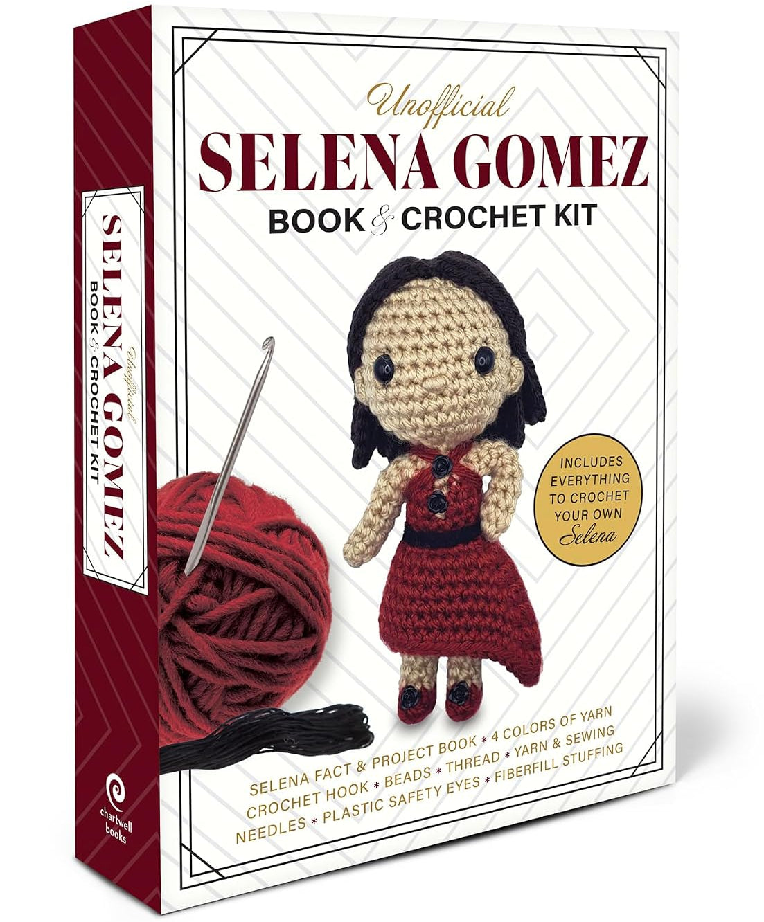 Unofficial Selena Gomez Book & Crochet Kit