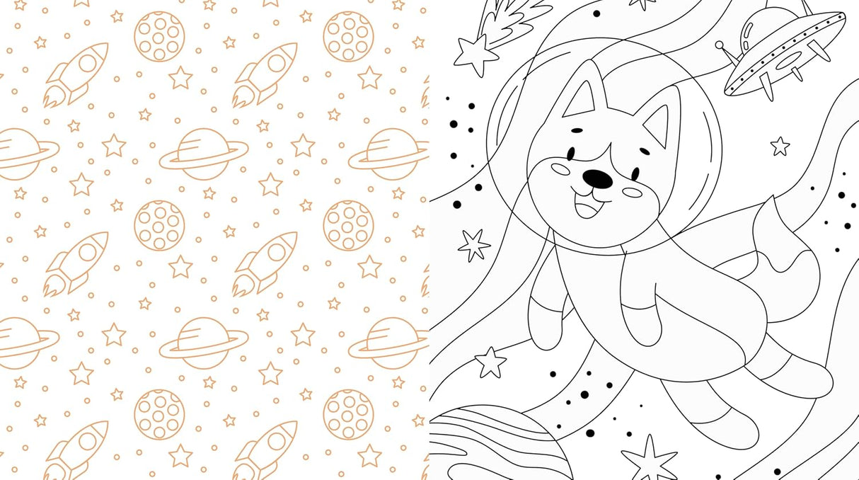 Colouring Book Cosmic Cuties