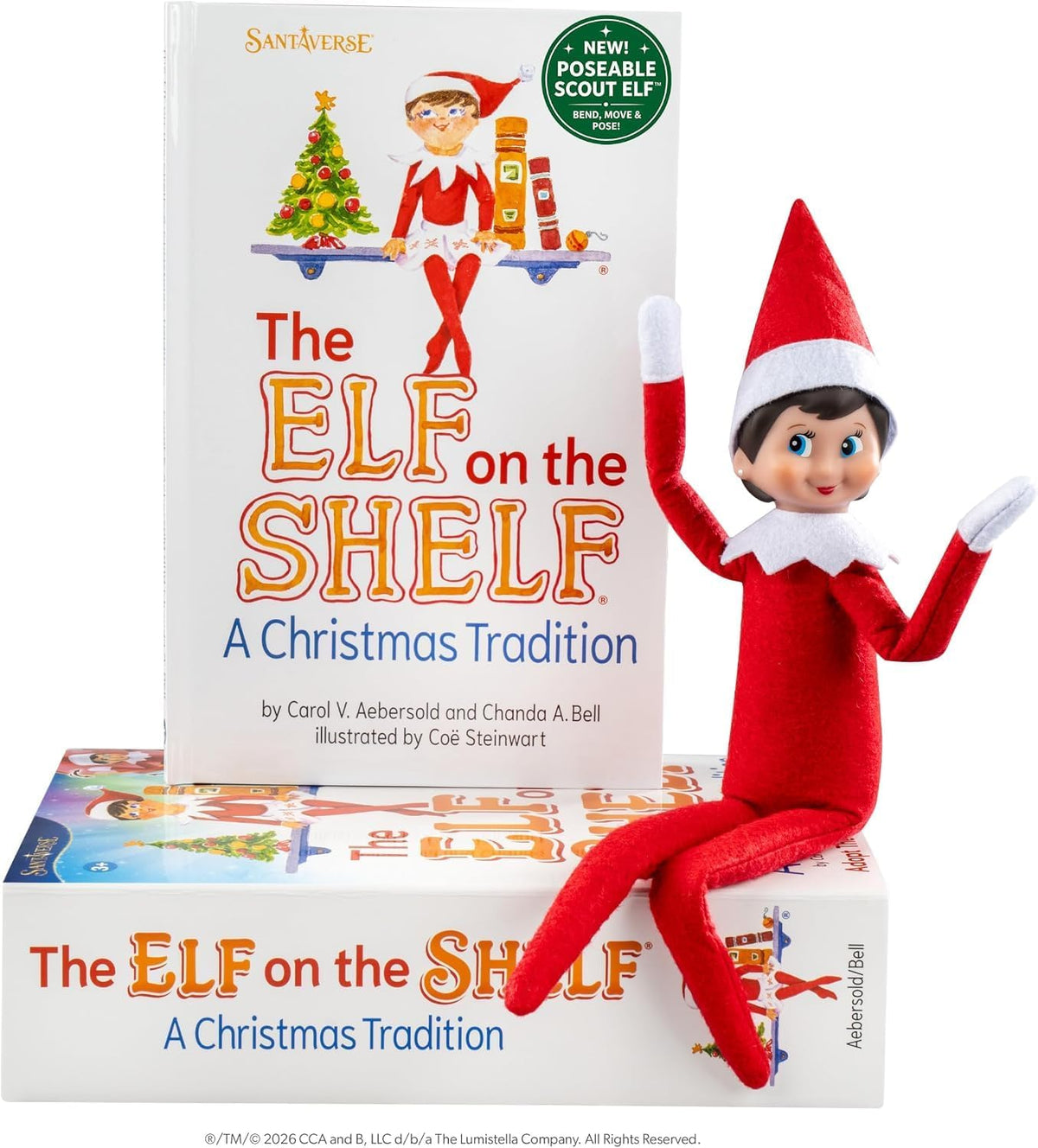 The Elf on the Shelf - Poseable Scout Elf Girl Blue Eyes