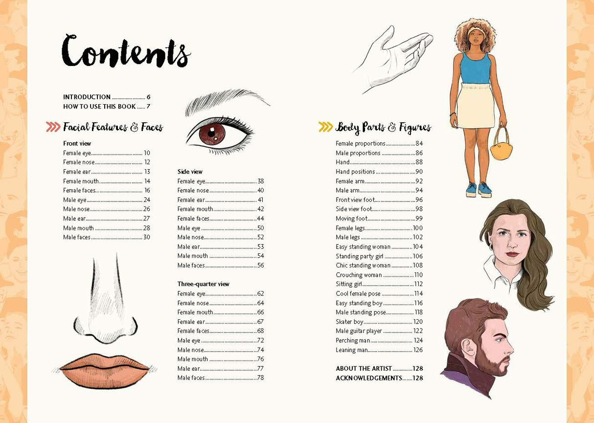 10 Step Drawing: People Book