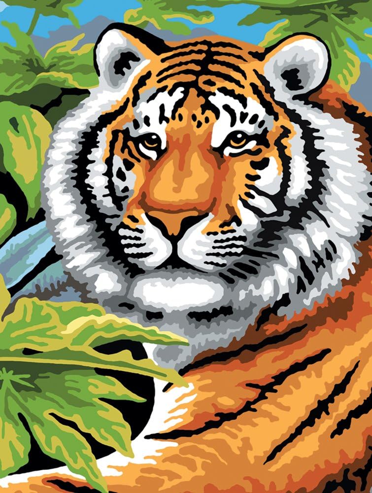 Royal & Langnickel 3 Piece Paint By Numbers Junior Jungle Cats Set