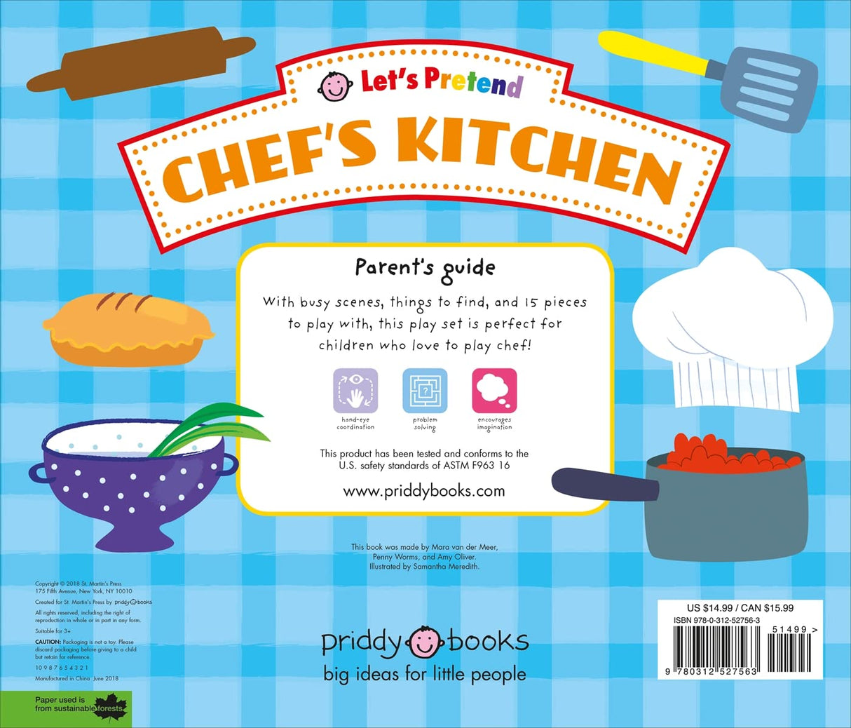 Let's Pretend: Chef's Kitchen Board Book