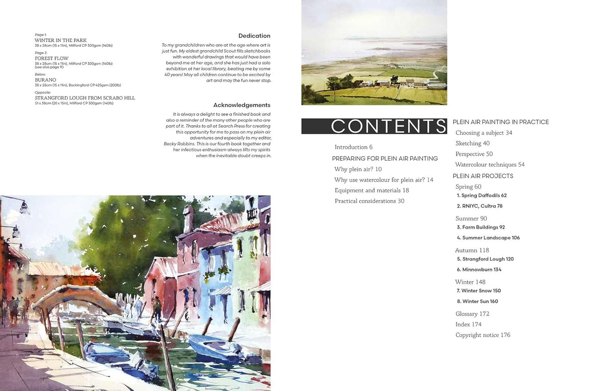 Plein Air Painting with Watercolours Book
