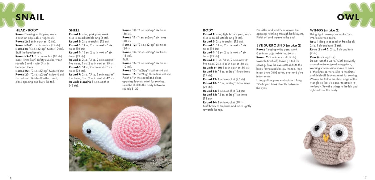 Mini Amigurumi Woodland Book